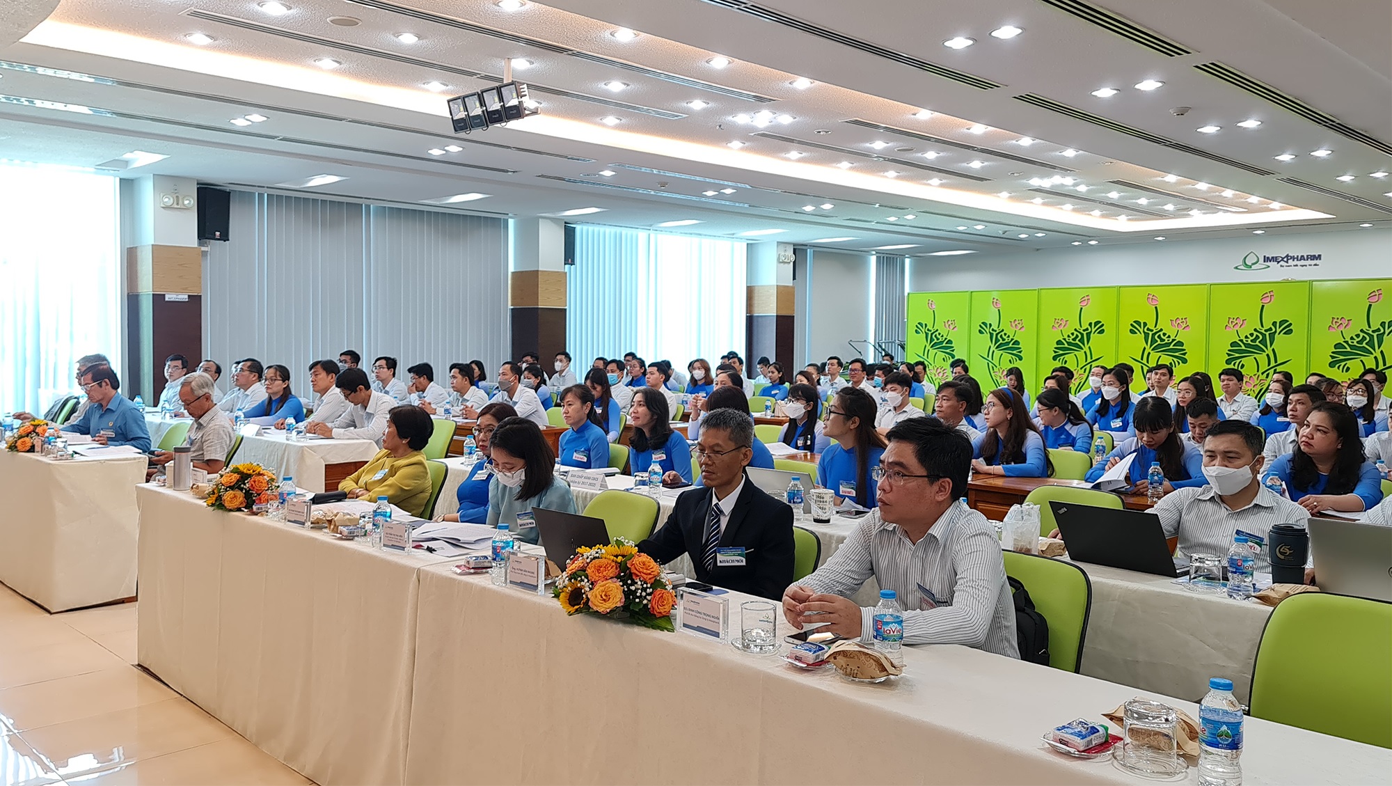 Toàn cảnh Đại hội đại biểu Công đoàn cơ sở Công ty Imexpharm nhiệm kỳ 2023‑2028 tại Đồng Tháp